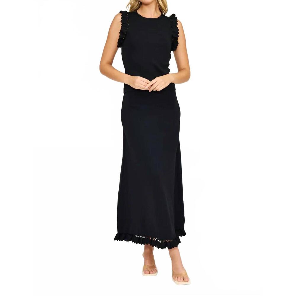 NEW LUCY PARIS helene top in black
